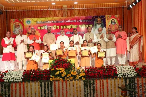 The memorable three days of Maharishi National Cultural Celebration commenced on 20th October, was concluded on 22nd October, 2019 with the remaining competitions, like Vocal Classical Junior and Senior and Orchestra followed by Valedictory function presided by Hon'ble Chairman Sir, in the august presence of all the Directors of Maharishi Vidya Mandir Schools Group, Principals of various Maharishi Vidya Mandir Schools, teachers, students, staff members and parents.